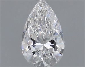Picture of Natural Diamond 0.41 Carats, Pear with  Cut, E Color, SI1 Clarity and Certified by GIA