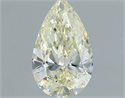 Natural Diamond 0.56 Carats, Pear with  Cut, M Color, VVS2 Clarity and Certified by IGI