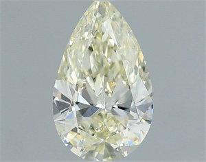 Picture of Natural Diamond 0.56 Carats, Pear with  Cut, M Color, VVS2 Clarity and Certified by IGI