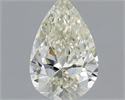 Natural Diamond 0.43 Carats, Pear with  Cut, I Color, VVS2 Clarity and Certified by IGI