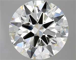 Foto Diamante Natural 3.50 quilates, Redondo , Color J, claridad SI1 y certificado GIA de