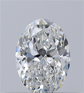 Picture of Natural Diamond 0.40 Carats, Oval with  Cut, E Color, VVS2 Clarity and Certified by GIA