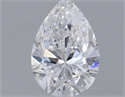 Natural Diamond 0.51 Carats, Pear with  Cut, D Color, VS2 Clarity and Certified by GIA