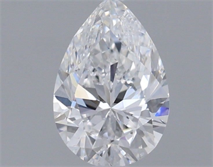 Picture of Natural Diamond 0.51 Carats, Pear with  Cut, D Color, VS2 Clarity and Certified by GIA