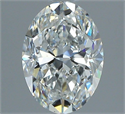 Natural Diamond 1.01 Carats, Oval with  Cut, G Color, VS2 Clarity and Certified by GIA