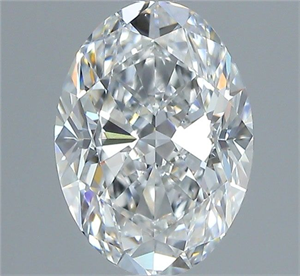 Picture of Natural Diamond 1.01 Carats, Oval with  Cut, D Color, VS2 Clarity and Certified by GIA