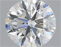 Natural Diamond 0.40 Carats, Round with Excellent Cut, H Color, SI1 Clarity and Certified by IGI