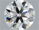 Natural Diamond 0.70 Carats, Round with Excellent Cut, G Color, SI2 Clarity and Certified by IGI