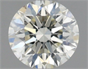 Natural Diamond 0.43 Carats, Round with Excellent Cut, I Color, SI1 Clarity and Certified by IGI