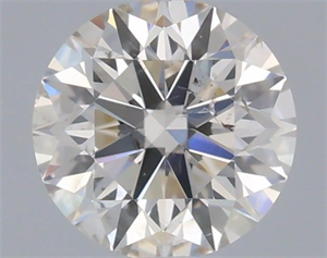 Picture of Natural Diamond 0.40 Carats, Round with Excellent Cut, H Color, SI2 Clarity and Certified by IGI