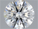 Natural Diamond 0.50 Carats, Round with Excellent Cut, H Color, SI1 Clarity and Certified by IGI