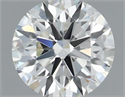 Natural Diamond 0.40 Carats, Round with Excellent Cut, H Color, SI1 Clarity and Certified by IGI