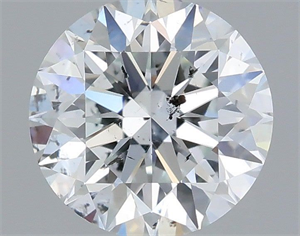 Picture of Natural Diamond 0.71 Carats, Round with Excellent Cut, F Color, SI2 Clarity and Certified by IGI