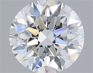 Picture of Natural Diamond 0.52 Carats, Round with Excellent Cut, D Color, SI1 Clarity and Certified by IGI