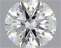 Natural Diamond 0.43 Carats, Round with Excellent Cut, H Color, SI2 Clarity and Certified by IGI