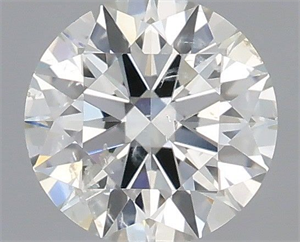 Picture of Natural Diamond 0.43 Carats, Round with Excellent Cut, H Color, SI2 Clarity and Certified by IGI