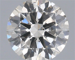 Picture of Natural Diamond 0.40 Carats, Round with Excellent Cut, I Color, SI2 Clarity and Certified by IGI