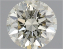 Natural Diamond 0.40 Carats, Round with Excellent Cut, K Color, SI1 Clarity and Certified by IGI