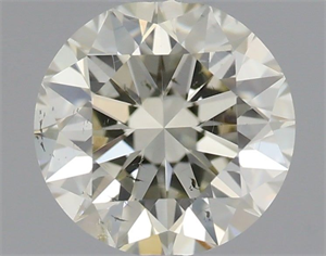Picture of Natural Diamond 0.40 Carats, Round with Excellent Cut, K Color, SI1 Clarity and Certified by IGI