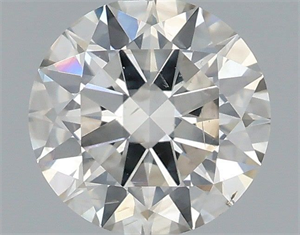 Picture of Natural Diamond 0.75 Carats, Round with Excellent Cut, K Color, SI2 Clarity and Certified by IGI