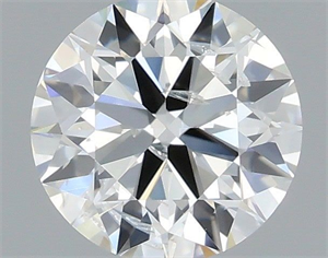 Picture of Natural Diamond 0.70 Carats, Round with Excellent Cut, H Color, I1 Clarity and Certified by IGI