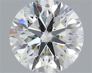 Picture of Natural Diamond 0.52 Carats, Round with Excellent Cut, G Color, SI1 Clarity and Certified by IGI