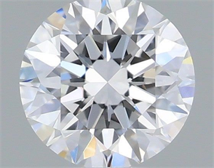 Picture of Natural Diamond 0.40 Carats, Round with Excellent Cut, E Color, VS1 Clarity and Certified by IGI