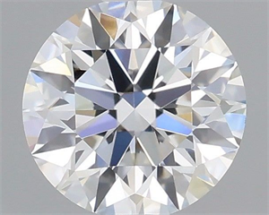 Foto Diamante Natural 0.46 quilates, Redondo , Color F, claridad VS1 y certificado IGI de