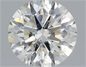 Natural Diamond 0.41 Carats, Round with Excellent Cut, H Color, SI2 Clarity and Certified by IGI