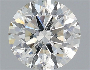 Picture of Natural Diamond 0.41 Carats, Round with Excellent Cut, H Color, SI2 Clarity and Certified by IGI
