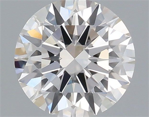 Picture of Natural Diamond 0.42 Carats, Round with Excellent Cut, I Color, VVS1 Clarity and Certified by IGI