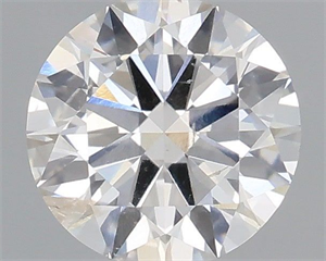 Picture of Natural Diamond 0.40 Carats, Round with Excellent Cut, I Color, SI2 Clarity and Certified by IGI