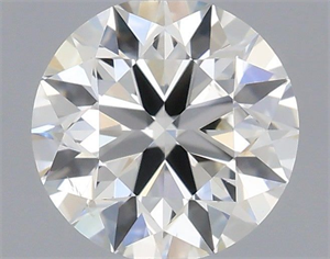Picture of Natural Diamond 0.40 Carats, Round with Excellent Cut, H Color, SI1 Clarity and Certified by IGI