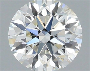 Picture of Natural Diamond 0.41 Carats, Round with Excellent Cut, H Color, SI1 Clarity and Certified by IGI
