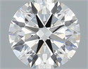 Natural Diamond 0.41 Carats, Round with Excellent Cut, H Color, SI1 Clarity and Certified by IGI