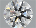 Natural Diamond 0.40 Carats, Round with Excellent Cut, H Color, SI1 Clarity and Certified by IGI