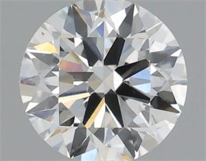 Picture of Natural Diamond 0.40 Carats, Round with Excellent Cut, H Color, SI1 Clarity and Certified by IGI