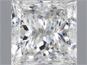 Natural Diamond 1.30 Carats, Princess with  Cut, H Color, VVS2 Clarity and Certified by IGI
