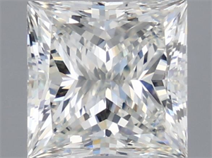 Picture of Natural Diamond 1.30 Carats, Princess with  Cut, H Color, VVS2 Clarity and Certified by IGI