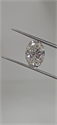 Natural Diamond 3.01 Carats, Oval with  Cut, H Color, SI2 Clarity and Certified by GIA