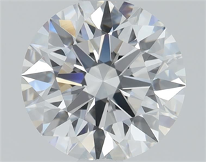 Picture of Lab Grown Diamond 1.02 Carats, Round with Ideal Cut, E Color, VVS1 Clarity and Certified by IGI