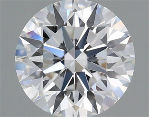 Picture of Lab Grown Diamond 1.02 Carats, Round with Ideal Cut, E Color, VVS1 Clarity and Certified by IGI