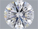 Lab Grown Diamond 0.95 Carats, Round with Ideal Cut, D Color, VVS2 Clarity and Certified by IGI