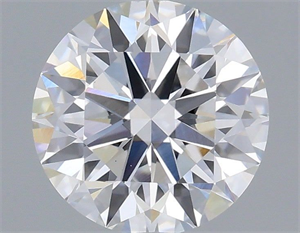 Picture of Lab Grown Diamond 0.95 Carats, Round with Ideal Cut, D Color, VVS2 Clarity and Certified by IGI