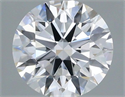 Lab Grown Diamond 0.89 Carats, Round with Ideal Cut, D Color, VS1 Clarity and Certified by IGI