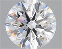 Lab Grown Diamond 1.19 Carats, Round with Ideal Cut, D Color, VVS2 Clarity and Certified by IGI