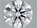Lab Grown Diamond 5.53 Carats, Round with Ideal Cut, E Color, VVS2 Clarity and Certified by IGI