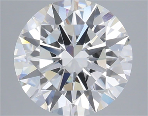 Picture of Lab Grown Diamond 3.79 Carats, Round with Ideal Cut, F Color, VVS2 Clarity and Certified by IGI