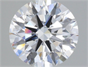 Lab Grown Diamond 3.57 Carats, Round with Ideal Cut, E Color, VVS2 Clarity and Certified by IGI