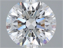 Lab Grown Diamond 2.06 Carats, Round with Ideal Cut, E Color, VVS2 Clarity and Certified by IGI